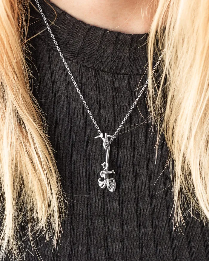 Necklaces aorta necklace silver sciencejewelry1824