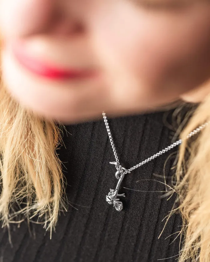 Necklaces aorta necklace silver sciencejewelry1824