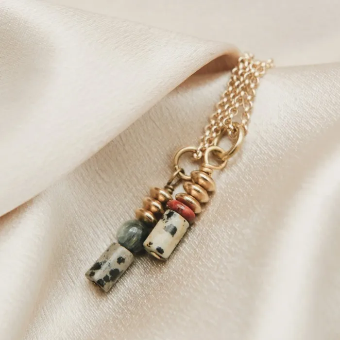 Necklaces Cival Design Gold Filled Tower Necklace