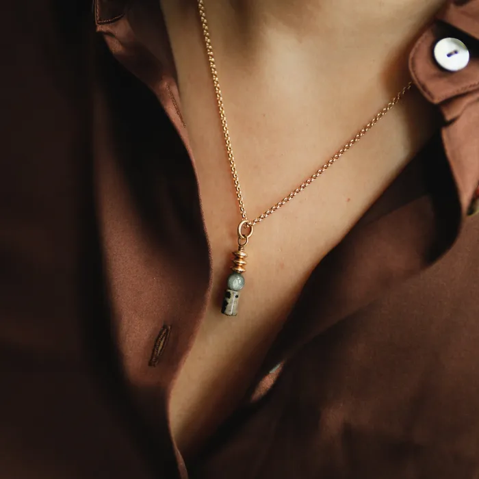 Necklaces Cival Design Gold Filled Tower Necklace