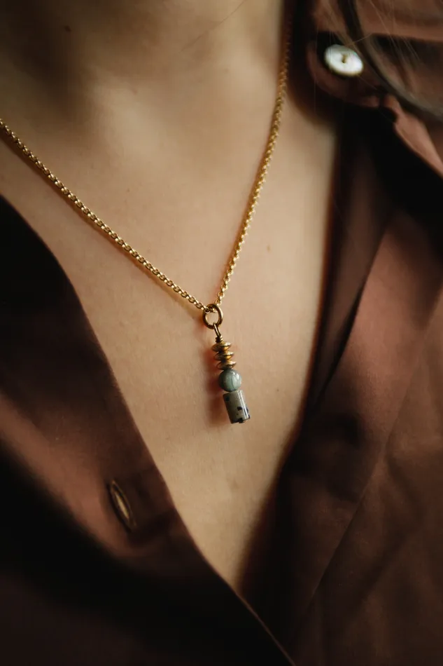 Necklaces Cival Design Gold Filled Tower Necklace