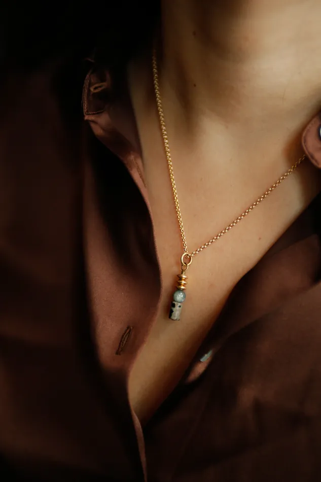 Necklaces Cival Design Gold Filled Tower Necklace