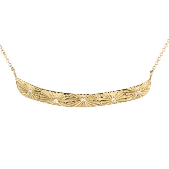Necklaces Corey Egan Gold Luminous Bar Necklace
