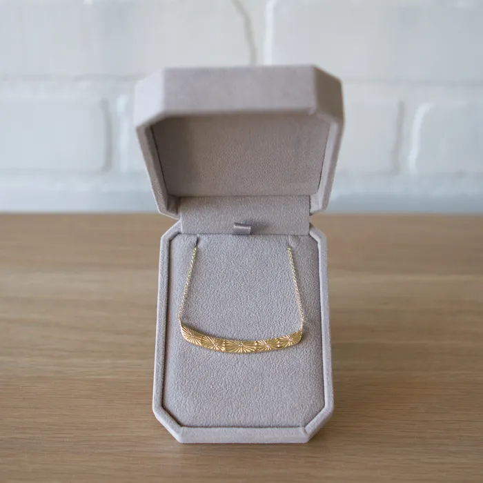 Necklaces Corey Egan Gold Luminous Bar Necklace