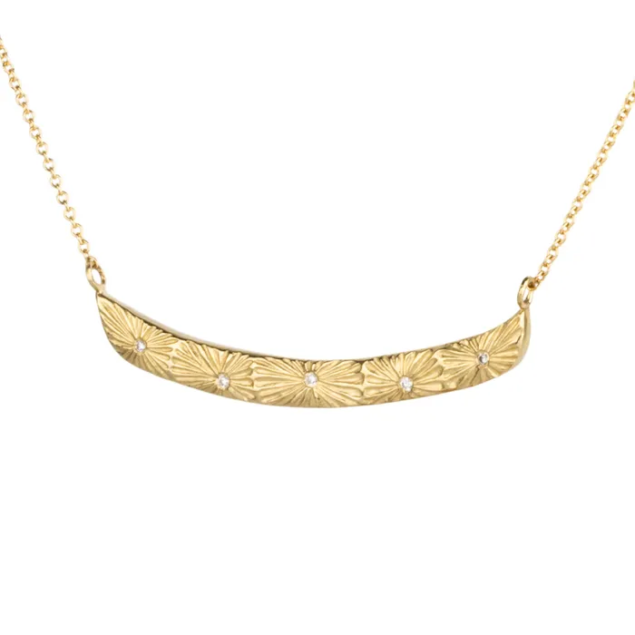 Necklaces Corey Egan Gold Luminous Bar Necklace