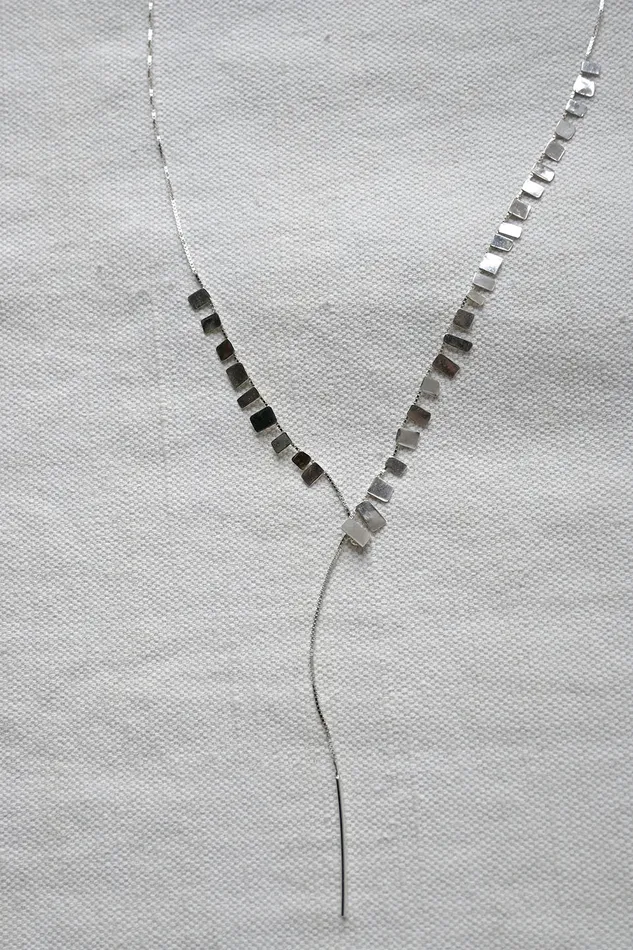 Necklaces Eline Fach Necklace No 03 Silver Medium