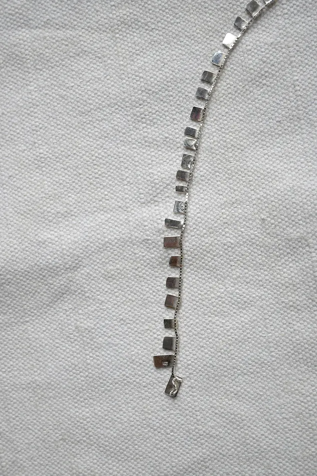 Necklaces Eline Fach Necklace No 03 Silver Medium