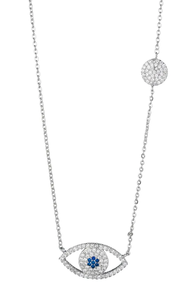 Necklaces Eye Candy LA Evil Eye Pendant Necklace