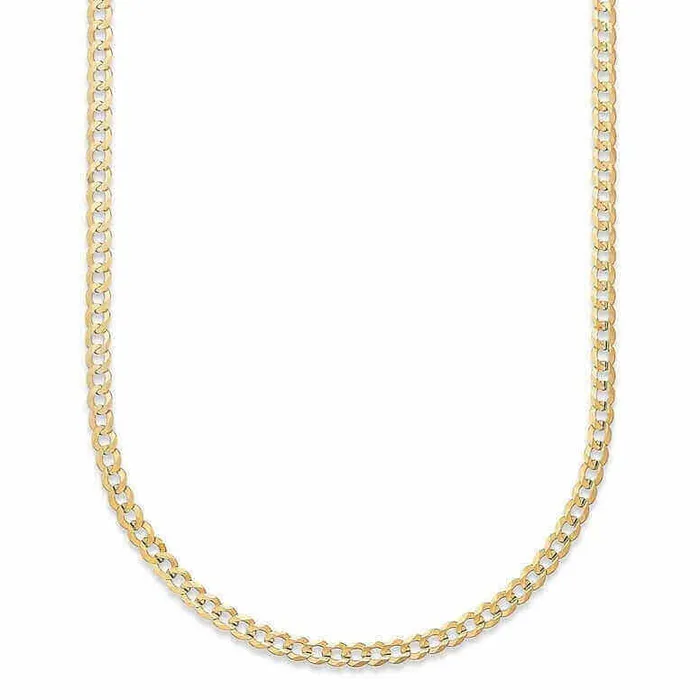 Necklaces Izakov Diamonds Fine Jewelry 14K Gold Curb Chain Link Necklace