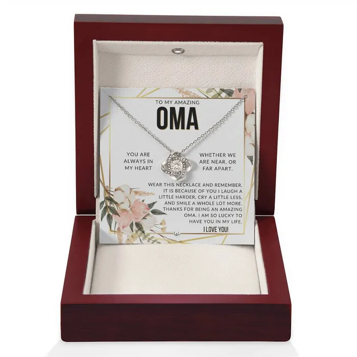 Necklaces Oma Gift Beautiful Womens Pendant From Granddaughter Grandson Grandkids Great For Mothers Day Christmas or Birthday ShineOn Fulfillment