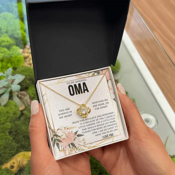 Necklaces Oma Gift Beautiful Womens Pendant From Granddaughter Grandson Grandkids Great For Mothers Day Christmas or Birthday ShineOn Fulfillment