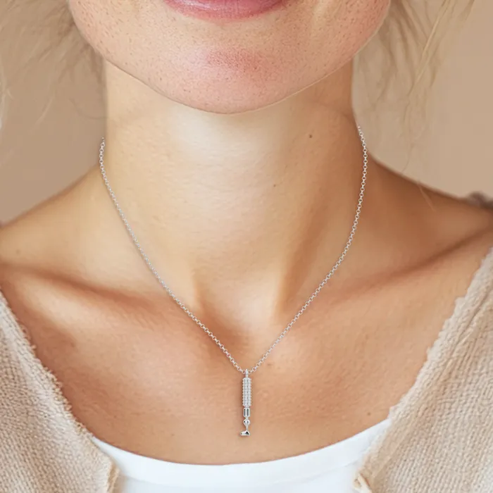 Necklaces sciencejewelry1824 photoreceptor necklace silver