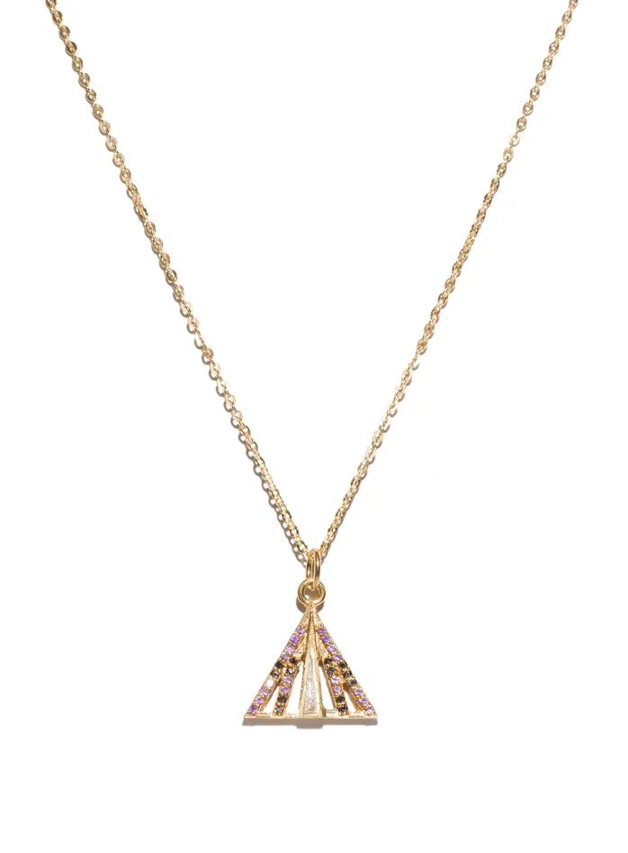 Necklaces Shana Gulati Jewelry Rahisi Gold Vermeil Pendant Necklace