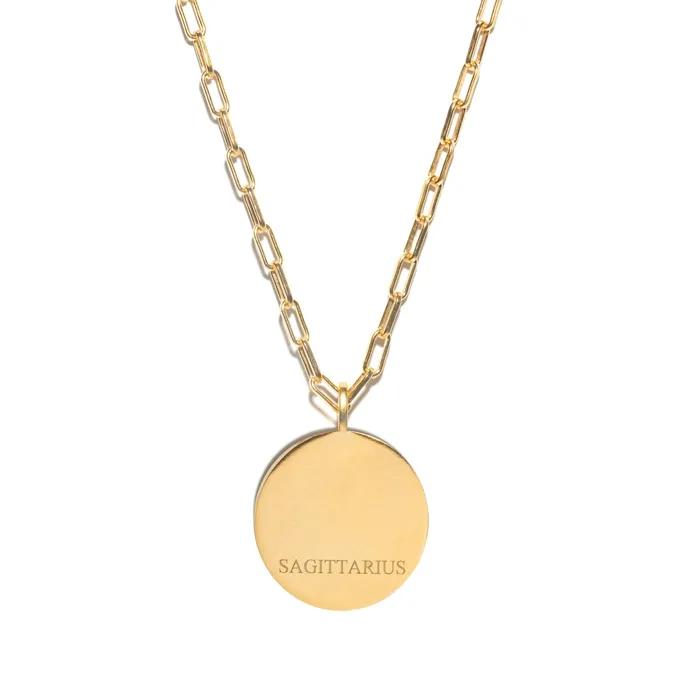 Necklaces Shana Gulati Jewelry Sagittarius Gold Vermeil Pendant Necklace