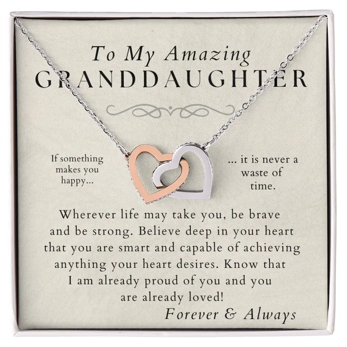 Necklaces ShineOn Fulfillment Be Brave Be Strong Granddaughter Necklace Gift from Grandma Grandpa Christmas Birthday Graduation Valentines Gifts Necklaces ShineOn Fulfillment Be Brave Be Strong Granddaughter Necklace Gift from Grandma Grandpa Christmas Birthday Graduation Valentines Gifts