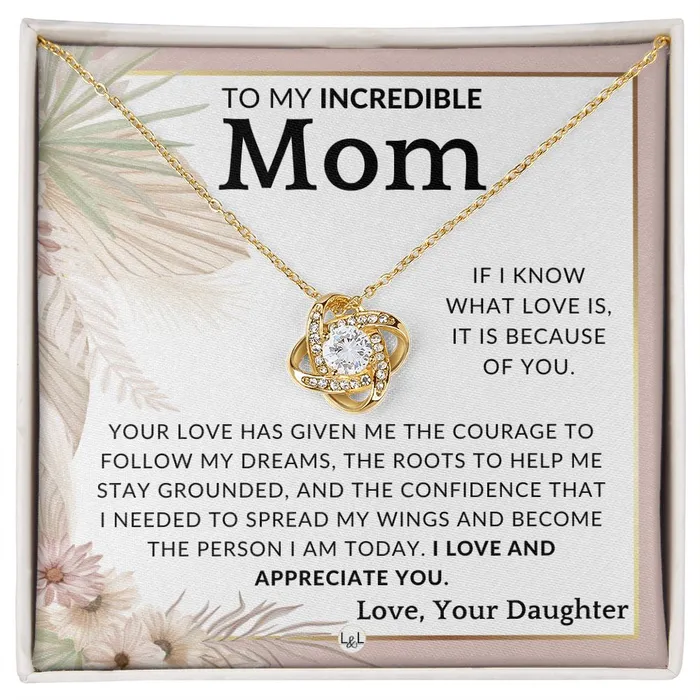 Necklaces ShineOn Fulfillment Gift for Mom Because Of You To Mother From Daughter Beautiful Womens Pendant Necklace Great For Mothers Day Christmas or Her Birthday Necklaces ShineOn Fulfillment Gift for Mom Because Of You To Mother From Daughter Beautiful Womens Pendant Necklace Great For Mothers Day Christmas or Her Birthday