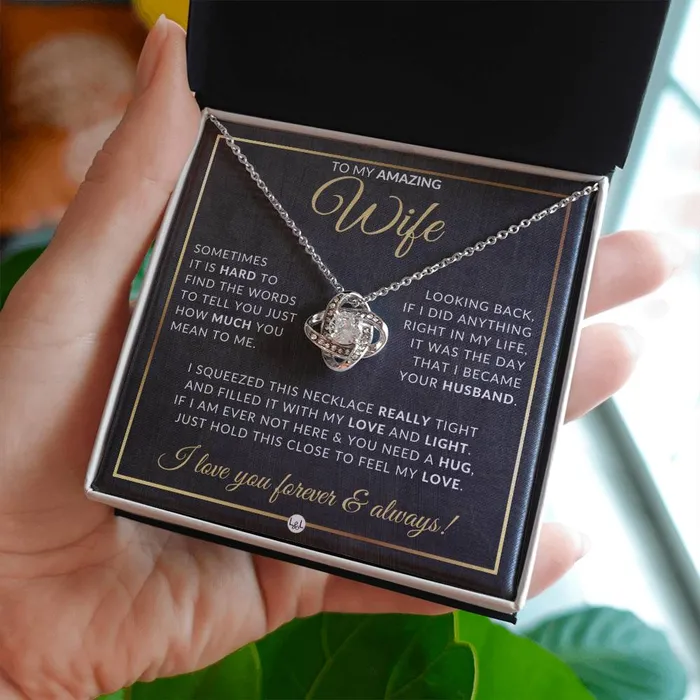 Necklaces ShineOn Fulfillment SurpriseGift For Wife Pendant Necklace Sentimental and Romantic Christmas Gift Valentines Day Birthday or Anniversary Present