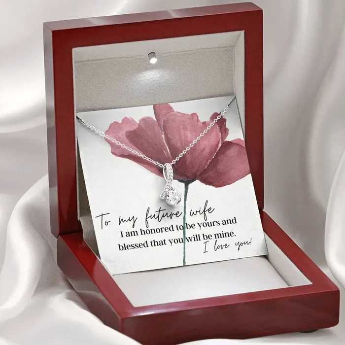 Necklaces ShineOn Fulfillment To My Future Wife I Am Blessed You Will Be Mine Pendant Necklace