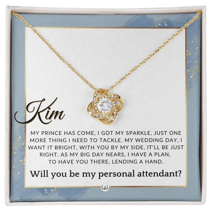 Necklaces ShineOn Fulfillment Wedding Personal Attendant Proposal Custom Name Wedding Helper Wedding Party Gift Idea Dusty Blue And Gold Wedding Theme Necklaces ShineOn Fulfillment Wedding Personal Attendant Proposal Custom Name Wedding Helper Wedding Party Gift Idea Dusty Blue And Gold Wedding Theme