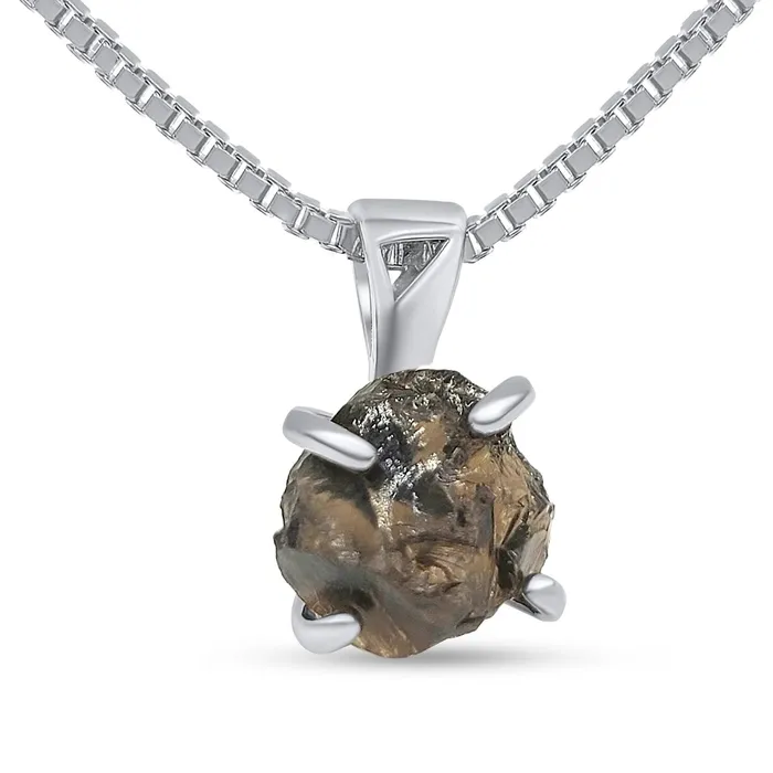 Necklaces Uniquelan Jewelry Raw Smoky Quartz Pendant Necklace Necklaces Uniquelan Jewelry Raw Smoky Quartz Pendant Necklace