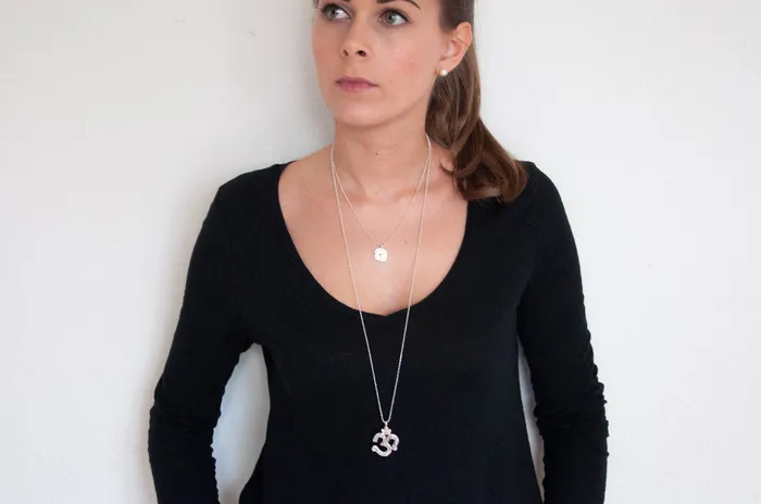Necklaces Vivien Frank OM Necklace Sterling silver