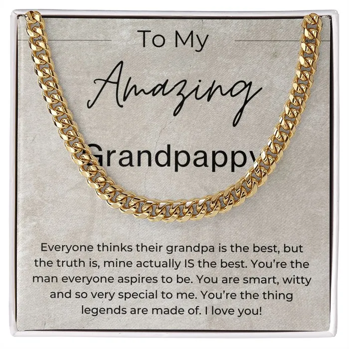 Necklaces You Are The Thing Legends Are Made Of Gift for Grandpappy Cuban Linked Chain Necklace ShineOn Fulfillment Necklaces You Are The Thing Legends Are Made Of Gift for Grandpappy Cuban Linked Chain Necklace ShineOn Fulfillment