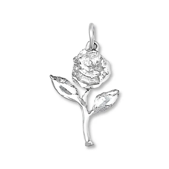 P3010 Rose Flower Charm Teeda Charm Necklaces
