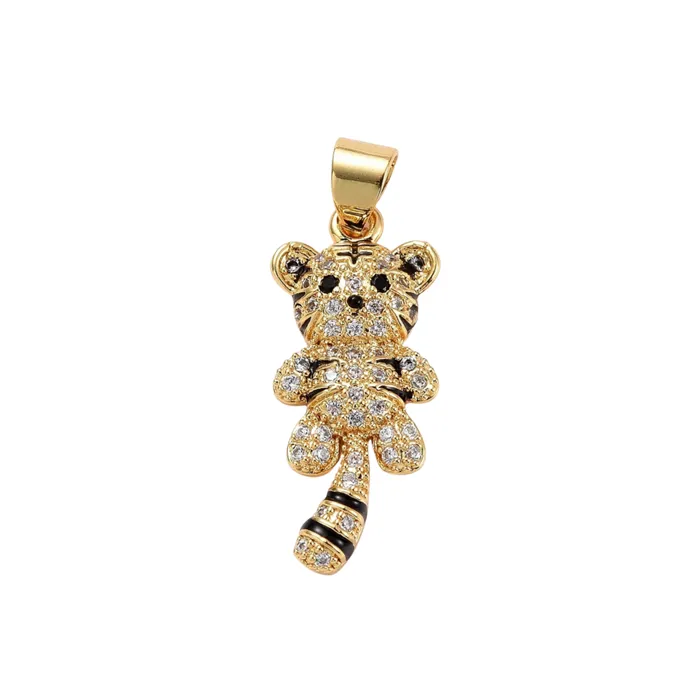 pau jewelry Tiger charm Charm Necklaces