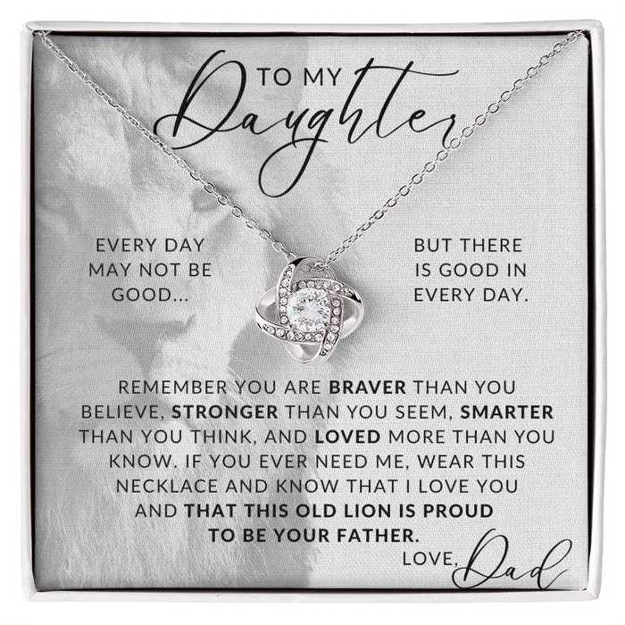 Proud of You Daughter To My Daughter From Dad Father to Daughter Necklace ShineOn Fulfillment Necklaces Proud of You Daughter To My Daughter From Dad Father to Daughter Necklace ShineOn Fulfillment Necklaces