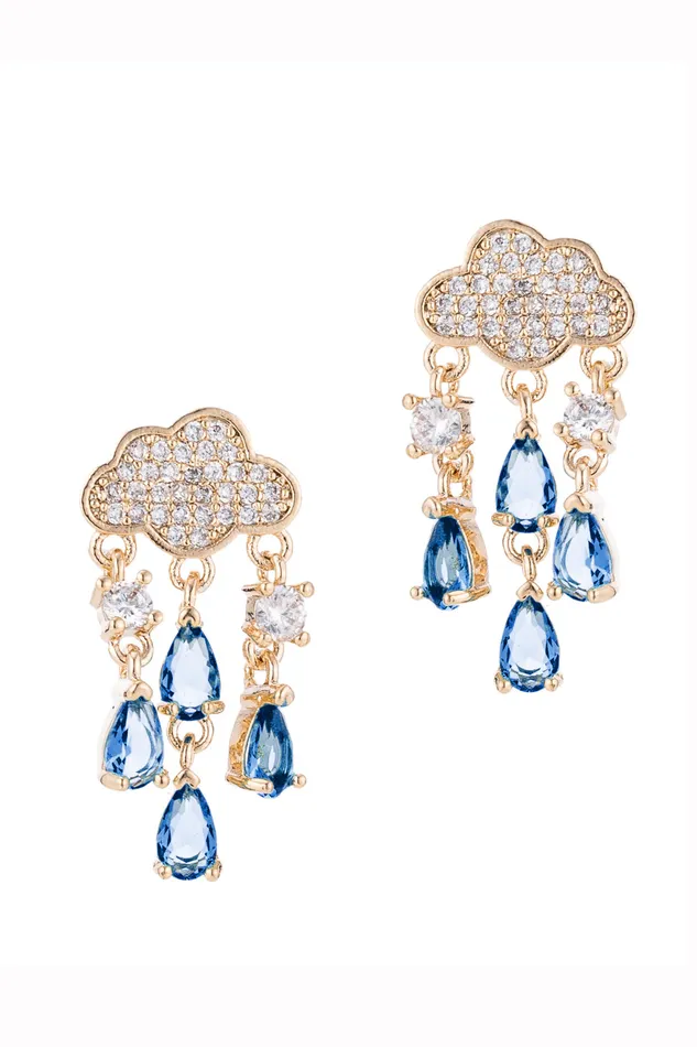 Rain Storm Earrings Eye Candy LA Earrings