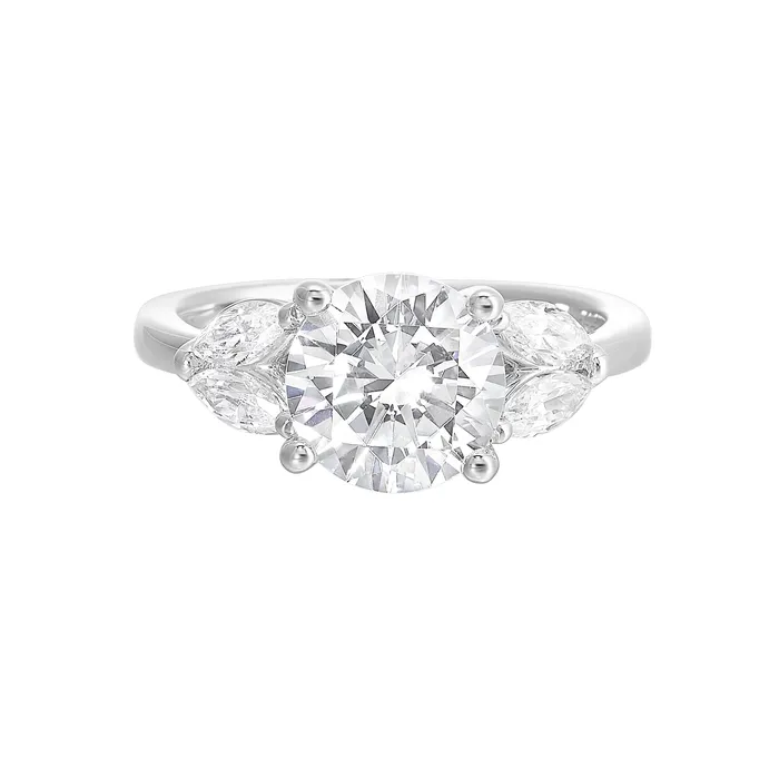 Rings Alpha Labgrown Diamonds 14K White Gold 238ctw 4 Prong Lab Grown Diamond Engagement Ring Rings Alpha Labgrown Diamonds 14K White Gold 238ctw 4 Prong Lab Grown Diamond Engagement Ring