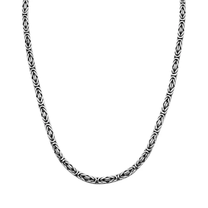 Rings Bali Designs Sterling Silver 6mm 22 Byzantine Chain