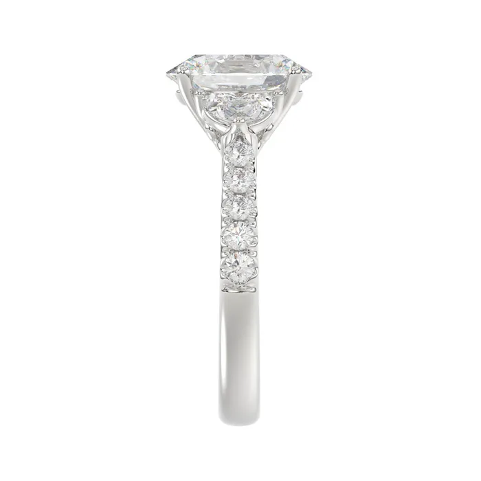 Rings Crown Jewels Coin LADIES RING 3CT ROUNDOVALHALF MOON DIAMOND 14K WHITE GOLD OVAL DIAMOND 2CT Rings Crown Jewels Coin LADIES RING 3CT ROUNDOVALHALF MOON DIAMOND 14K WHITE GOLD OVAL DIAMOND 2CT