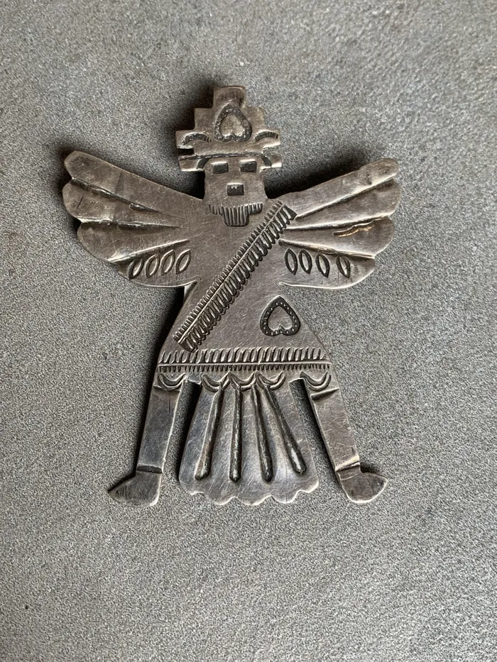 Rings Crown Jewels Coin Sterling Silver HandMade Thunderbird Pin