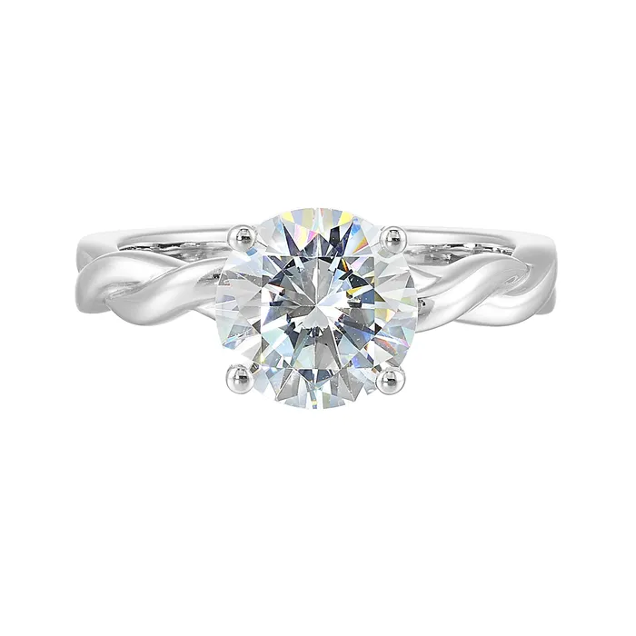 Rings GEMS ONE CORPRATION ThollotColorado Cut 14K White Gold 005ctw 4 Prong Style Diamond SemiMount Engagement Ring Rings GEMS ONE CORPRATION ThollotColorado Cut 14K White Gold 005ctw 4 Prong Style Diamond SemiMount Engagement Ring
