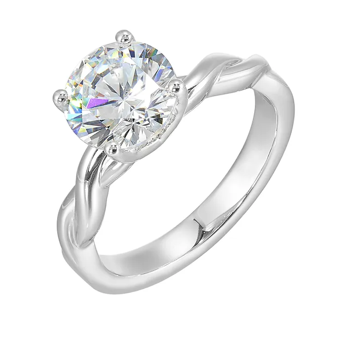 Rings GEMS ONE CORPRATION ThollotColorado Cut 14K White Gold 005ctw 4 Prong Style Diamond SemiMount Engagement Ring Rings GEMS ONE CORPRATION ThollotColorado Cut 14K White Gold 005ctw 4 Prong Style Diamond SemiMount Engagement Ring