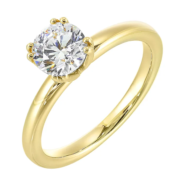 Rings GEMS ONE CORPRATION ThollotColorado Cut 14K Yellow Gold Double Prong Style Diamond SemiMount Engagement Ring Rings GEMS ONE CORPRATION ThollotColorado Cut 14K Yellow Gold Double Prong Style Diamond SemiMount Engagement Ring