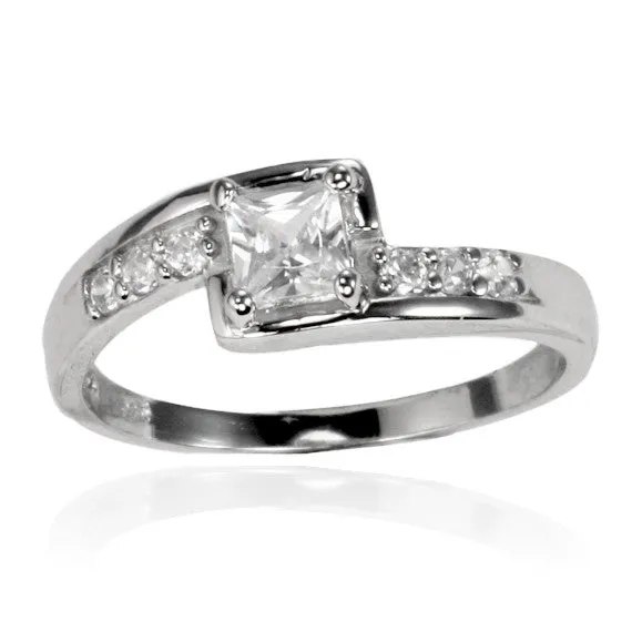Rings Teeda RZ7099 Square Cut CZ Ring
