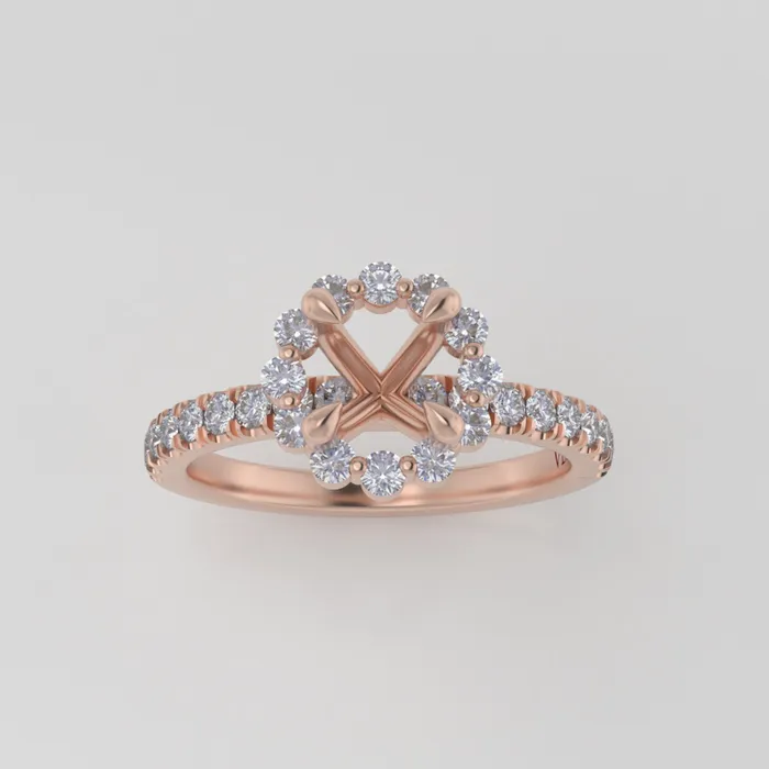 Rings The Cordelia 18k Rose Size 7 Stone SA33 Cinque Ring Box Custom Engraving 0 VENVS Rings The Cordelia 18k Rose Size 7 Stone SA33 Cinque Ring Box Custom Engraving 0 VENVS