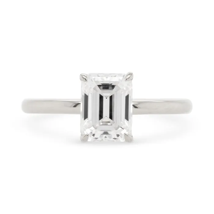 Rings Valerie Madison Fine Jewelry Vera Emerald Cut Moissanite Solitaire Engagement Ring Rings Valerie Madison Fine Jewelry Vera Emerald Cut Moissanite Solitaire Engagement Ring