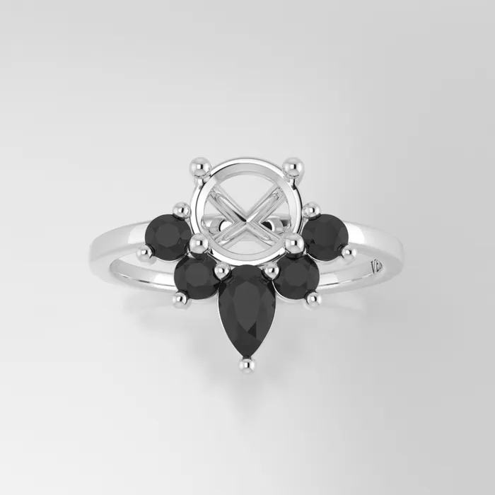 Rings VENVS The Estelle Platinum White Size 11 Stone PS145 Rainforest Ring Box Custom Engraving 0 Rings VENVS The Estelle Platinum White Size 11 Stone PS145 Rainforest Ring Box Custom Engraving 0