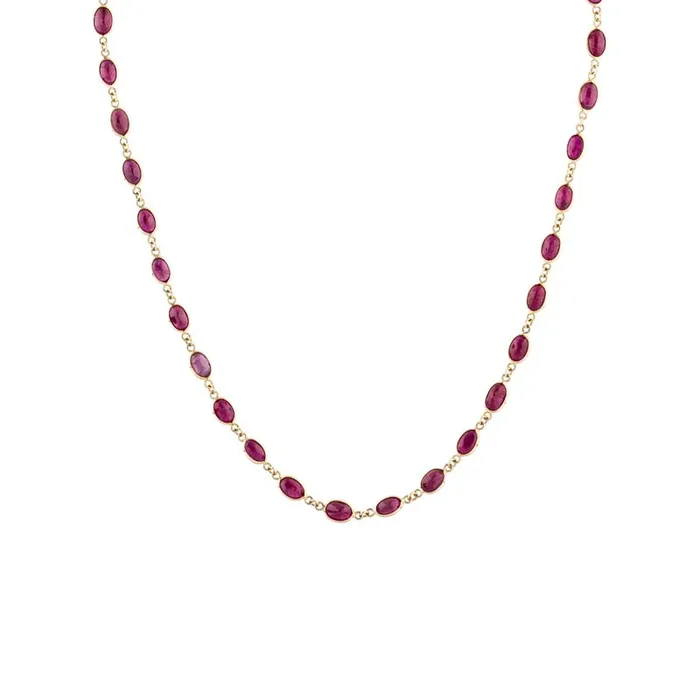 Ruby Station Necklace SUR JEWELRY Necklaces