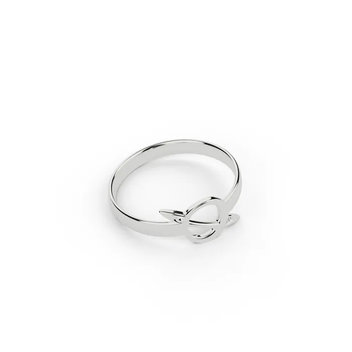 sciencejewelry1824 Rings saturn ring silver