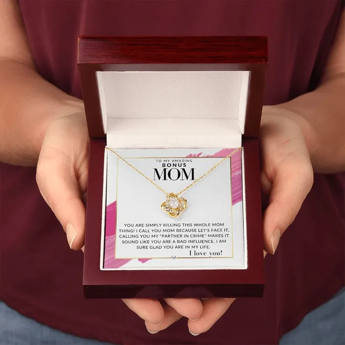 ShineOn Fulfillment Necklaces Bonus Mom Gift Your Killing it Present for Stepmom Bonus Mom Second Mom Unbiological Mom or Other Mom Great For Mothers Day Christmas Her Birthday Or As An Encouragement Gift