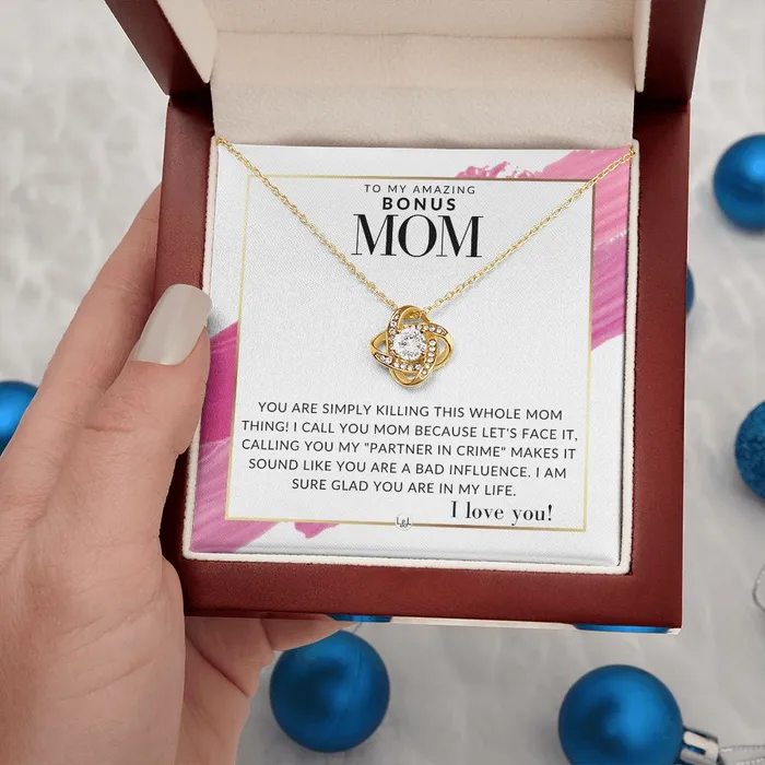 ShineOn Fulfillment Necklaces Bonus Mom Gift Your Killing it Present for Stepmom Bonus Mom Second Mom Unbiological Mom or Other Mom Great For Mothers Day Christmas Her Birthday Or As An Encouragement Gift