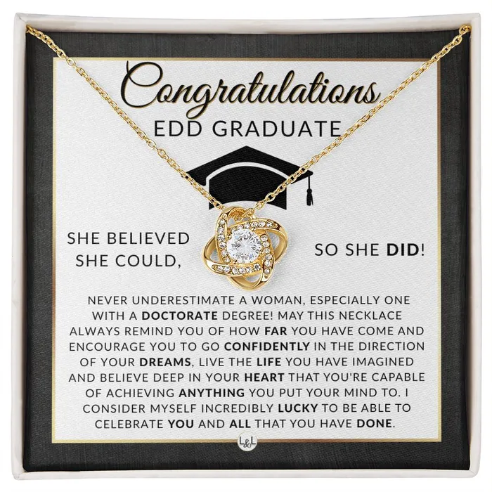 ShineOn Fulfillment Necklaces EDD Graduation Gift For Her Meaningful Milestone Necklace 2024 Doctor of Education Graduation Gift For A Woman ShineOn Fulfillment Necklaces EDD Graduation Gift For Her Meaningful Milestone Necklace 2024 Doctor of Education Graduation Gift For A Woman