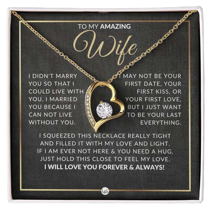 ShineOn Fulfillment Necklaces Gift For Wife After Marriage Open Heart Pendant Necklace Sentimental and Romantic Christmas Valentines Day Birthday or Anniversary Present ShineOn Fulfillment Necklaces Gift For Wife After Marriage Open Heart Pendant Necklace Sentimental and Romantic Christmas Valentines Day Birthday or Anniversary Present