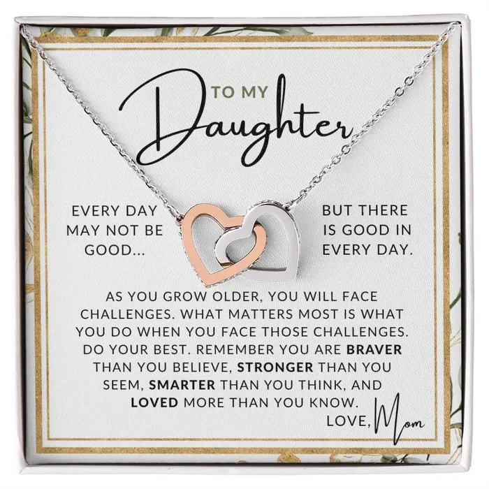 ShineOn Fulfillment Necklaces Good In Everyday To My Daughter From Mom Mother to Daughter Necklace Christmas Gifts Birthday Present Graduation Gift Valentines Day ShineOn Fulfillment Necklaces Good In Everyday To My Daughter From Mom Mother to Daughter Necklace Christmas Gifts Birthday Present Graduation Gift Valentines Day