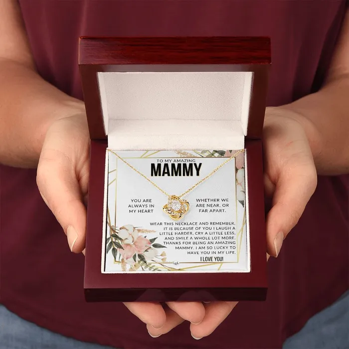 ShineOn Fulfillment Necklaces Mammy Gift Beautiful Womens Pendant From Granddaughter Grandson Grandkids Great For Mothers Day Christmas or Birthday