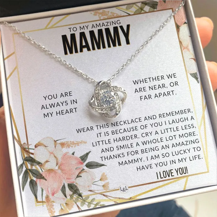 ShineOn Fulfillment Necklaces Mammy Gift Beautiful Womens Pendant From Granddaughter Grandson Grandkids Great For Mothers Day Christmas or Birthday